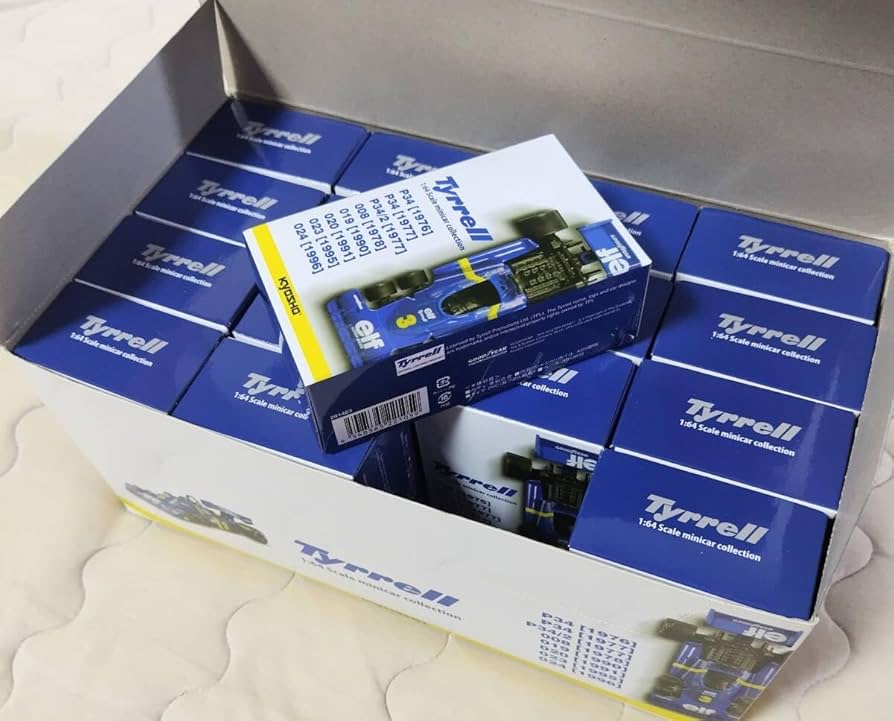 Amazon.co.jp: 京商 ティレル F1 1BOX 1/64 Tyrrell P34 P34/2
